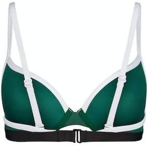 Skiny Dames kanten bikini, botanicalgreen colorblock, 85B, botanicalgreen colorblock