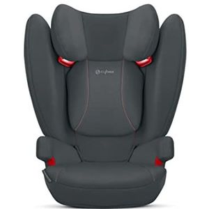 Cybex Silver autostoel B2-Fix, geschikt voor auto's met of zonder Isofix, groep 2/3 (15-36 kg), van 3 jaar tot 12 jaar ongeveer, Steel Grey (grijs)