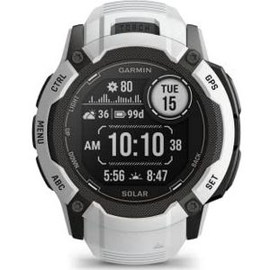Garmin Instinct 2X, Solar GPS-horloge, robuust en intelligent – Whitestone – behuizing 50 mm