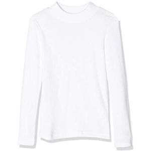 Damart - T-shirt voor kinderen met Richelieu - Thermolactyl - Warmtegraad 4, ideaal voor grote kou - 1e laag zacht en warm, opstaande kraag, Wit 56701-01010-)