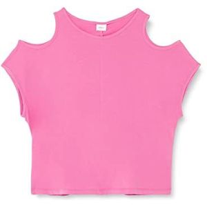 s.Oliver T-shirts met korte mouwen voor meisjes, roze 4451, 164, Roze 4451