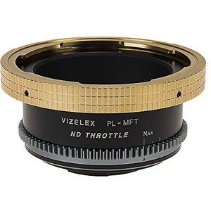 Vizelex Cine ND Throttle Lens Adapter compatibel met Arri PL Lens op Micro Four Thirds Camera's