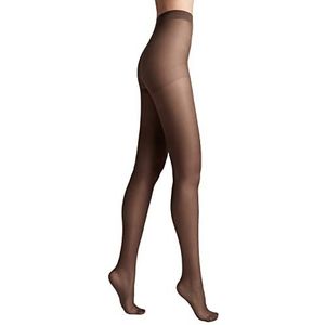 Conte elegant Matte panty voor dames met zijdeeffect - versterkte dunne panty voor dames extreem elastisch - Nuance 20, Antraciet