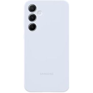 Samsung Kleurrijke zachte siliconen hoes voor Galaxy A55 5G, lichtblauw