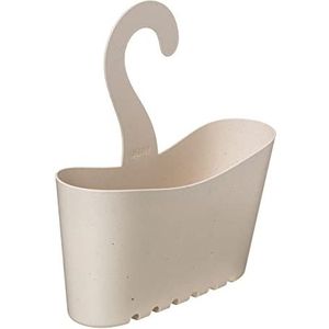 TATAY Douchemand met ophanghaak, polypropyleen, 100% gerecycled materiaal, multifunctionele mand, beige, afmetingen: 25 x 9 x 28 cm