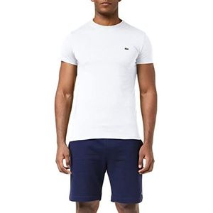 Lacoste Heren T-shirt Th6709, Wit.