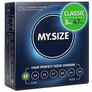 MY.SIZE Lot de 3 préservatifs taille 1 47 mm