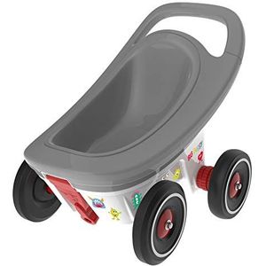 BIG-Buggy Multifunctionele 3-in-1 wandelwagen met verstelbare rem en 4 stille wielen, aanhanger voor auto, bobby-auto, geschikt voor kinderen vanaf 1 jaar