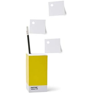 Copenhagen Design 101420012 Pantone New Sticky Notepad met potlood, 14,5 cm, geel, eenheidsmaat