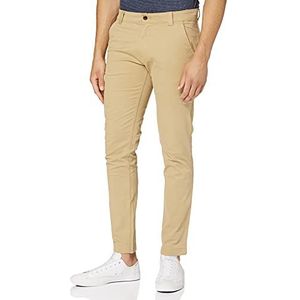 Tommy Jeans Tjm Scanton Chinobroek voor heren, Klassiek kaki, Taille 34 / lengte 30
