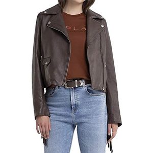 Replay Leren damesjas, 020 bruin, S, 020, bruin