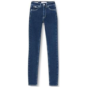 Calvin Klein Jeans Skinny damesbroek met hoge taille, Blauw