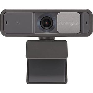 Kensington W2050 Pro 1080p webcam met autofocus, USB-voeding, microfoons met ruisonderdrukking, digitale pc-camera voor videogesprekken in 1 of groep (K81176WW)