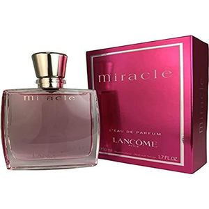 Lancome Miracle EAU de Parfum voor dames, 50 ml, vrouwelijke geur, meerkleurig, uniek