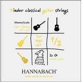 Hannabach 653079 Serie 890 Klassieke snaar voor kindergitaar 1/2 Mensur 53-56 cm