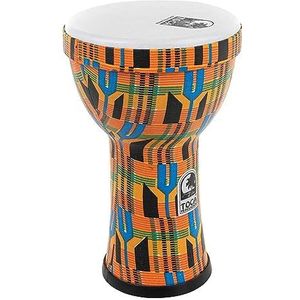 TOCA Doumbek Freestyle 2 trommel (weerbestendige PVC trommeltank, hoogte 10"", altijd perfect afgestemd, onderwijs & therapie, diameter: 6""), Kente Cloth