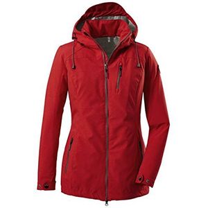 G.I.G.A. DX Solena dames Casual softshelljas met afritsbare capuchon, modern red, 48