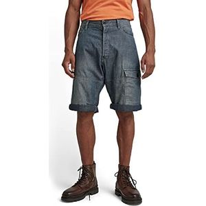 G-STAR RAW cargo shorts voor heren, Blauw (Antic Faded Aegean Blue C611-d096)