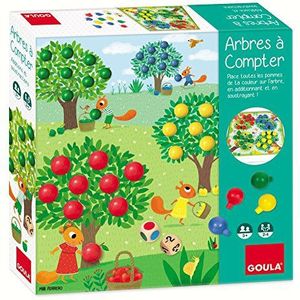 Goula - Bomen om te tellen - Bordspel voor kinderen - Educatief spel om rekenen en kleuren te leren - Vanaf 3 jaar - 2 tot 4 spelers