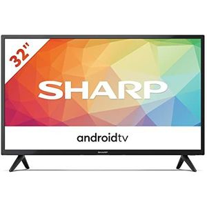 Sharp 32FG6EA - Android TV (11) Smart 32 inch HD - 32 inch - Google Assistant, Chromecast, Bluetooth, 2xHDMI, 2xUSB, Dolby Audio, Active Motion 400