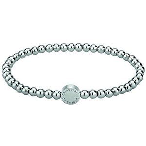 Liebeskind Berlin Bracelet de perles, 17 cm, Acier inoxydable, Sans pierre