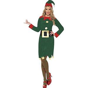 Smiffys Elf kostuum groen, M - maat 40-42