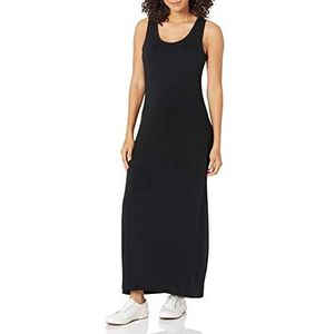 Amazon Essentials Robe longue sans manches pour femme, noir, taille L