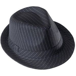 Widmann 8680 G gangster hoed, strepen