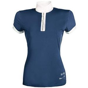 HKM Dames toernooi-shirt -Crystal-blouse, donkerblauw (6900)