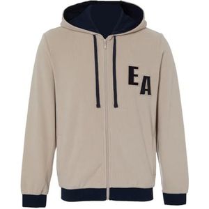 Emporio Armani Emporio Armani Corduroy Fleece Hoodie voor heren, trainingspak voor heren, 1 stuk, Touw