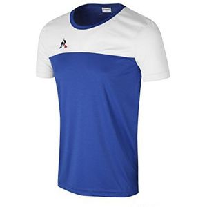 Le Coq Sportif Nr. 3 Match MC Cobalt/Optical Whit T-shirt voor dames, blauw/wit (kobalt/optisch wit)