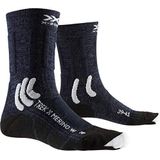 X-SOCKS Trek X Merino damessokken, Midnight Blue/Arctic Wit