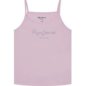 Pepe Jeans Anastasia T-shirt voor meisjes, Roze (zachtroze)