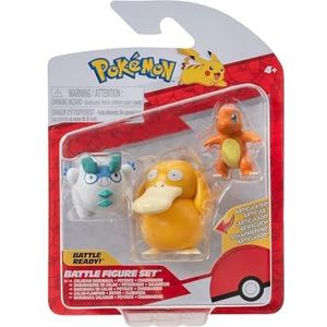 Pokémon PKW3598 Battle Figure Set Glomanda, Lampion van Galar en Enton