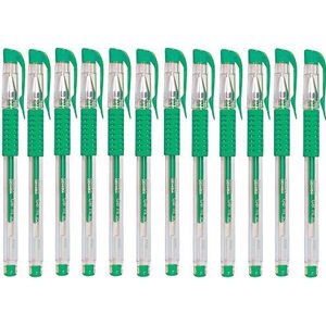 Uchida 500G-4 Marvy Gel Ink Roller 0,5 mm, 12 stuks, groen