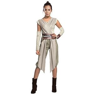 Rubie's - Star Wars VII Het ontwaken van de macht Deluxe Rey kostuum volwassenen, meisjes, 810668_S, beige, S