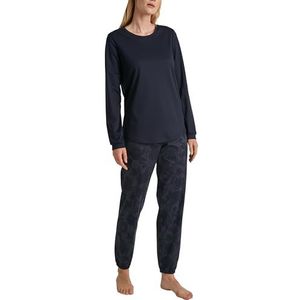 CALIDA Winter Dreams Pijama-set voor dames, Donkerblauw (Lapis Blue)