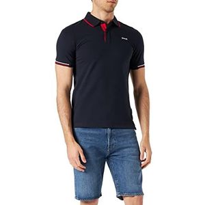 Schott NYC PSDEVON Poloshirt voor heren, Marine.