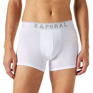 Kaporal - Set met 3 basic boxershorts. - Quad - heren, meerkleurig (zwart/wit/rood zwart/wit/rood/rood/rood)