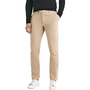 Hackett London Kensington Slim Chino broek voor heren, lichtgrijs (8hwoatmeal)