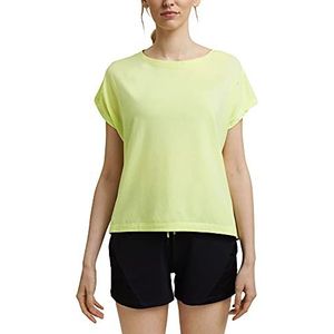 ESPRIT Sports Yoga T-shirt voor vrouwen, 760 / citroengeel, M, 760 / citroengeel