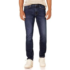 Amazon Essentials Slim fit jeans voor heren, donkerblauw, vintage, 73,7 x 76,2 cm (b x l)