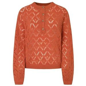 Pepe Jeans Polo en tricot Hailey pour femme, Orange (orange coucher de soleil), L