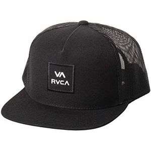 RVCA Va All The Way Trucker Hat Baseball Cap Heren, Rvca vrachtwagen zwart/wit