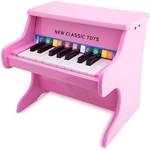 New Classic Toys Roze beginnersinstrument met muziekboek, 158, piano