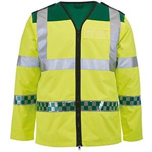 Alexandra AL-NU94HY-2XL Ambulance vest met lange mouwen, effen, maat XXL, geel