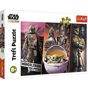 Trefl, Puzzel, mysterieuze Baby Yoda, The Mandalorian Star War, 300 stukjes, voor kinderen vanaf 8 jaar