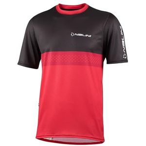 NALINI T-shirt VTT pour homme, rouge/noir, XL