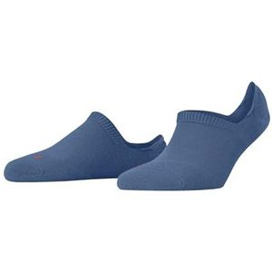 FALKE Dames Cool Kick Onzichtbare Sokken Ademend Sneldrogend Duurzaam Functioneel Draad Hoge Hals Voetbeschermers Krullen Sokken Verstevigend Effect 1 Paar, Blauw (Nautical 6531)