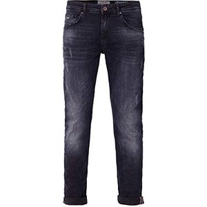 PETROL INDUSTRIES Slim Jeans voor heren, Blauw/Zwart